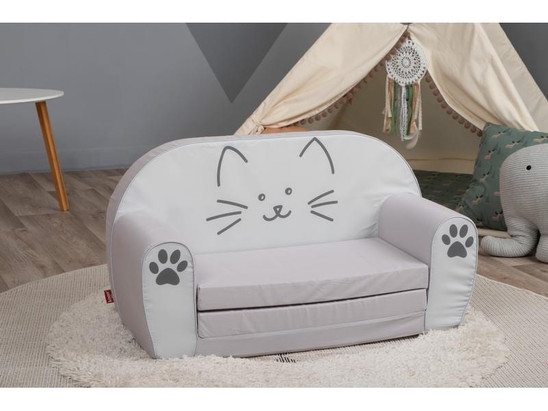 Knorrtoys Kindersofa Katze Lilli Ausklappbare Kindercouch