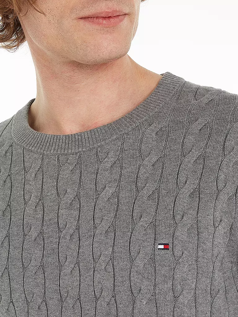 TOMMY HILFIGER Pullover grau