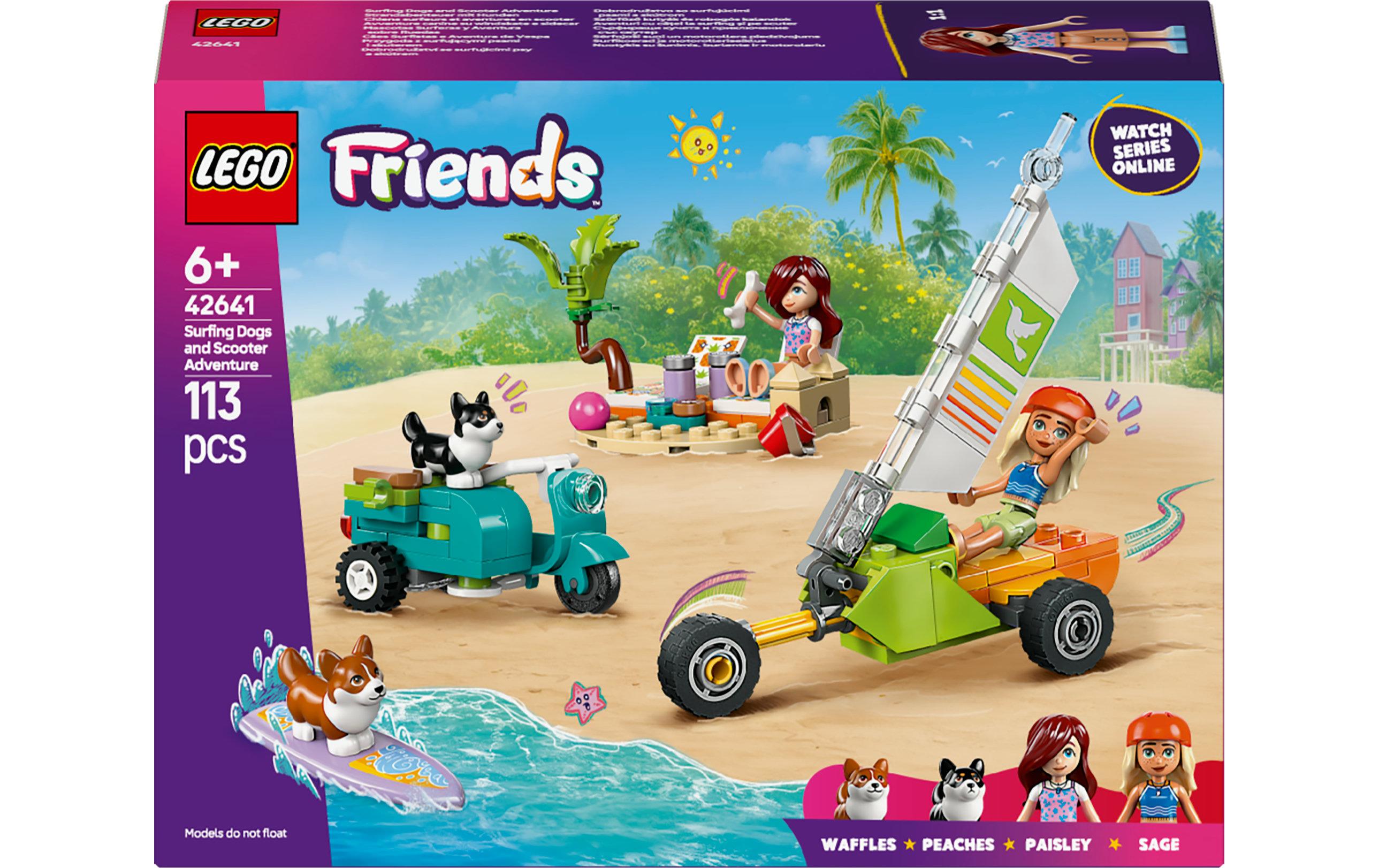 Friends Strandabenteuer mit Hunden 42641Vielseitiges Spielset für Freundschaftsgeschichten und jede Menge Rollenspiele