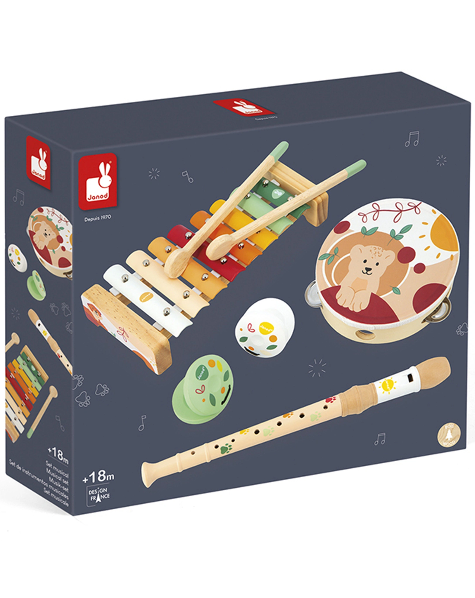 Instrumente-Set SUNSHINE 7-teilig