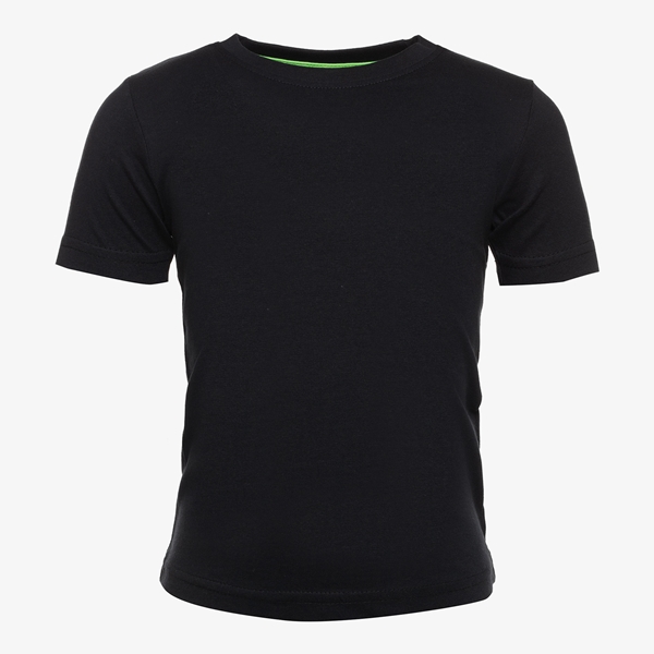 Unsigned jongens basic T-shirt zwart