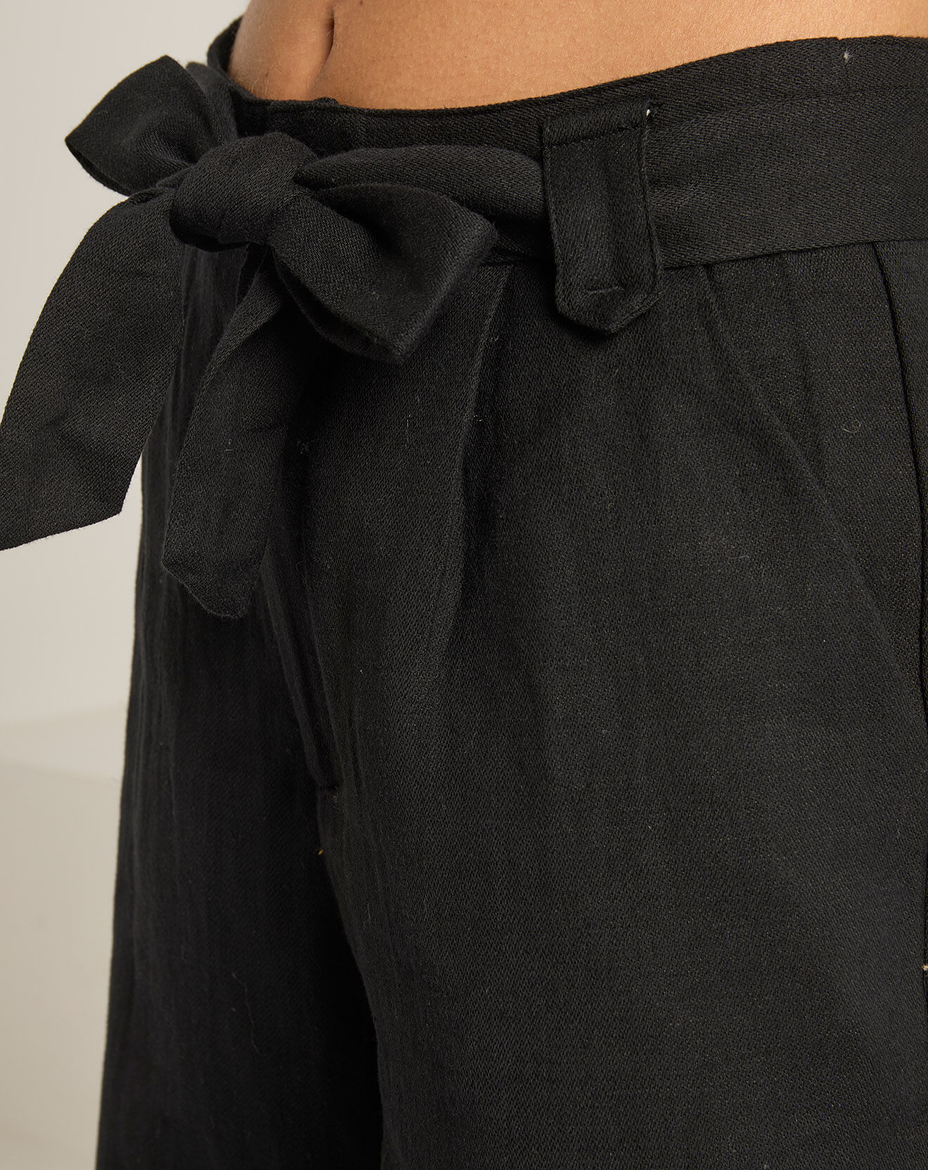 See u Soon Pantalon en Lin & Coton Elena noir