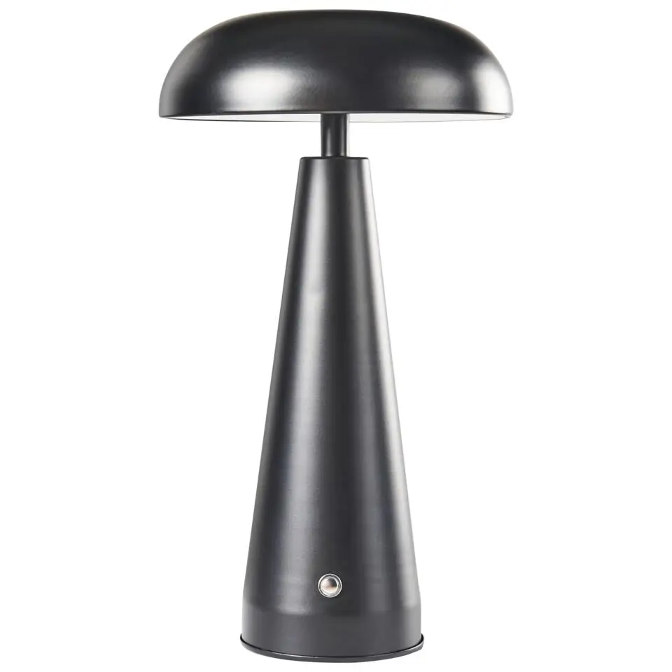 BOCONO - Draadloze LED tafellamp - Zwart - IJzer