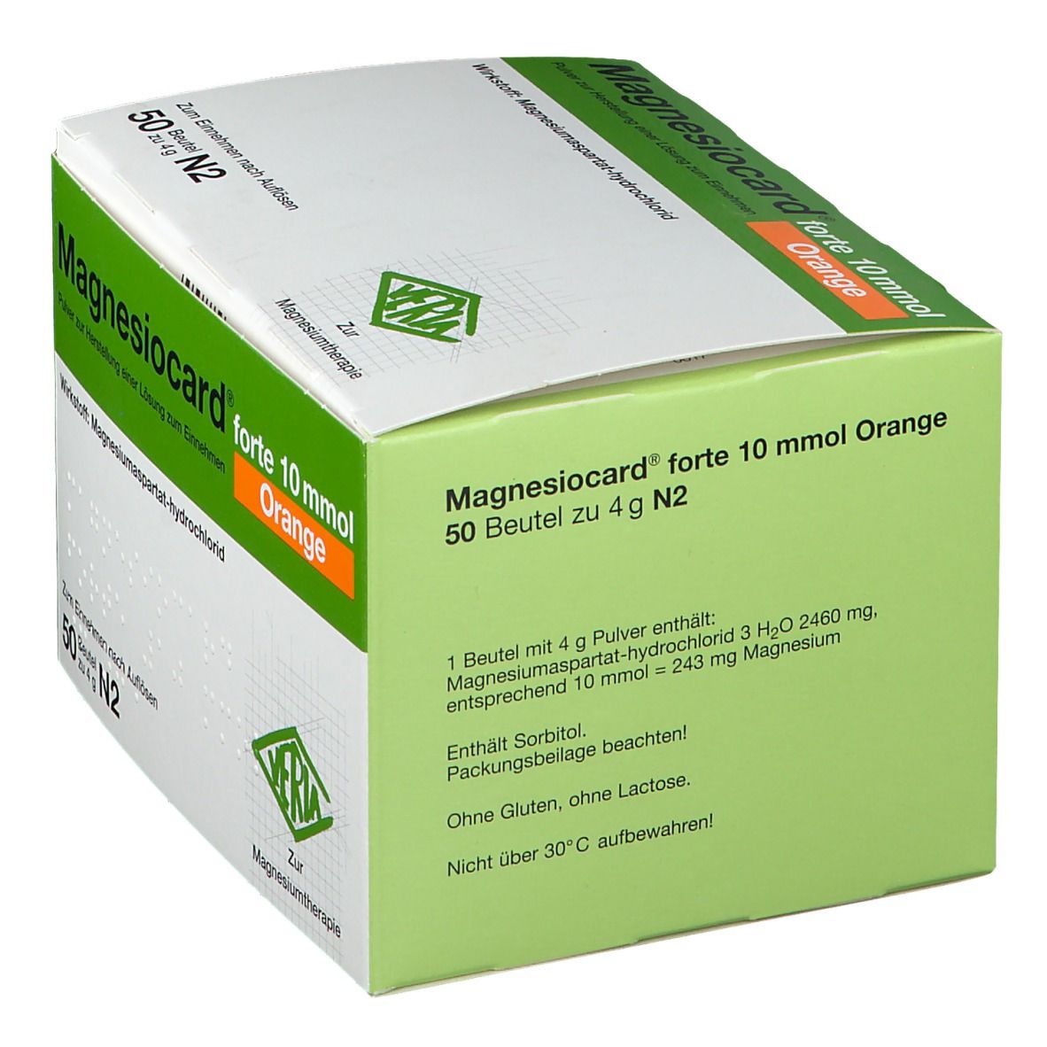 Magnesiocard forte 10mmol Orange Pulver