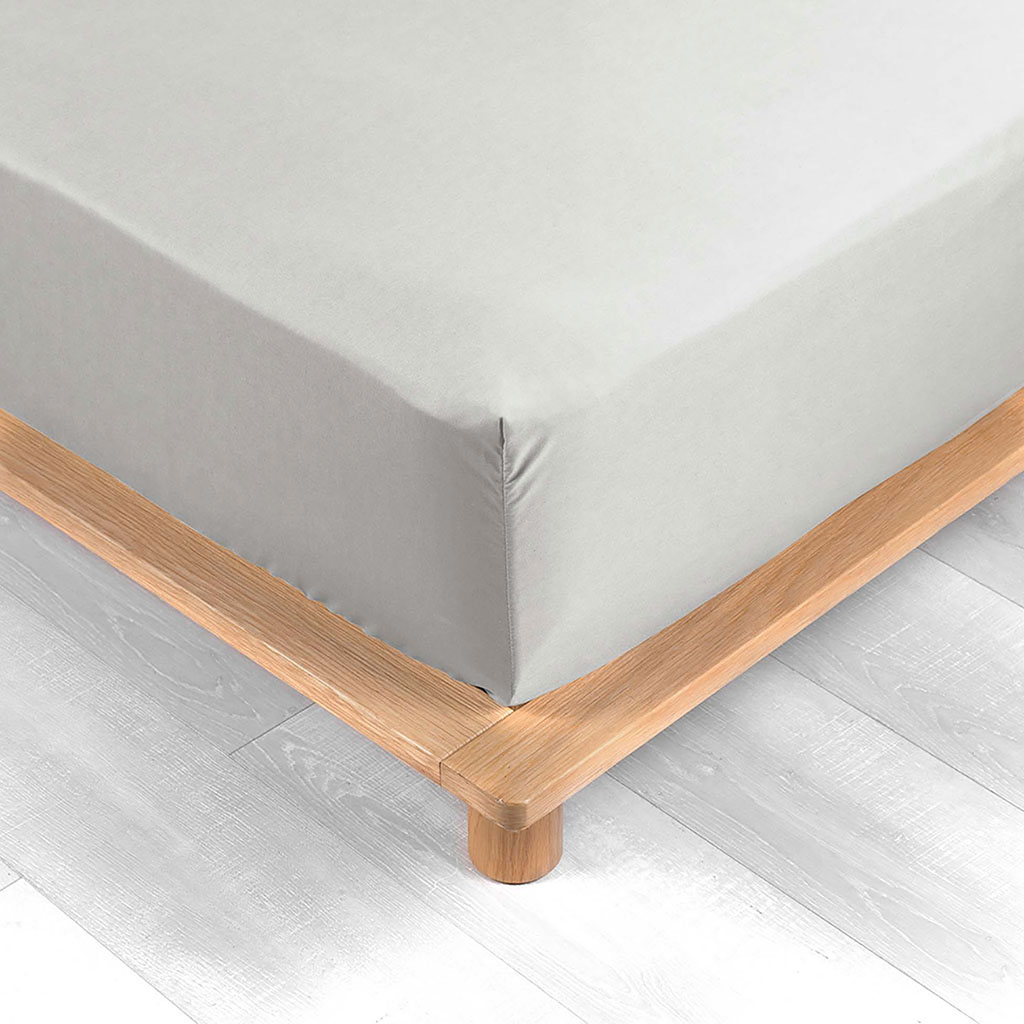 Drap housse percale blanc 180x200cm