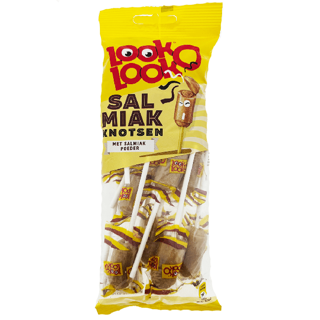 Look O Look Salmiak Lolly's 136g