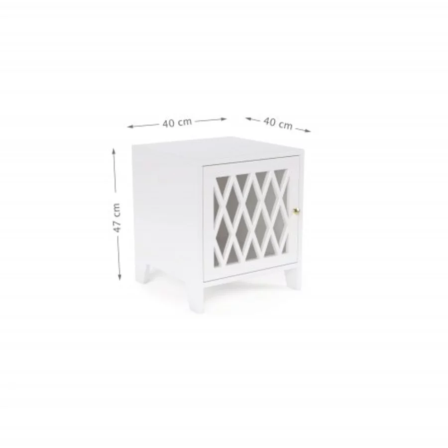Cam Cam® COPENHAGEN Harlequin Nachttisch weiß