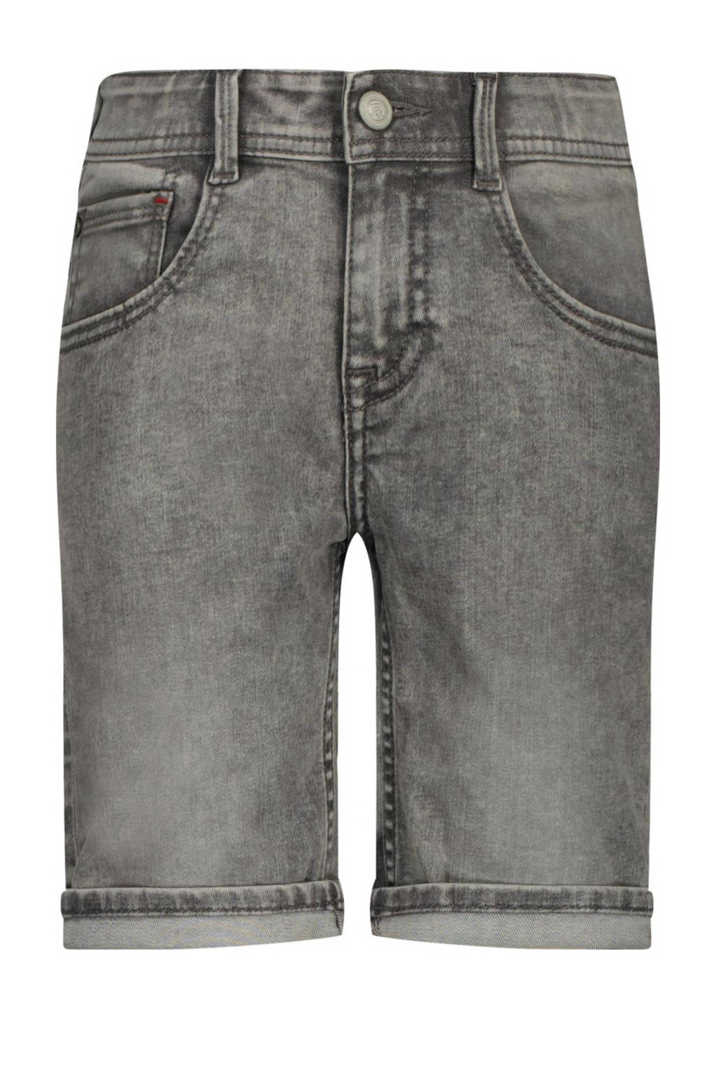 Raizzed denim short Oregon light grey stone