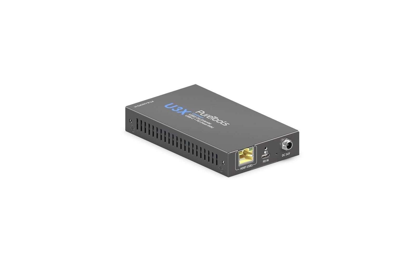 CAT Extender USB 3 HDBaseT Data – Host Seite<br>USB3 HDBaseT Data Extender: Effiziente Datenerweiterung und Stromversorgung