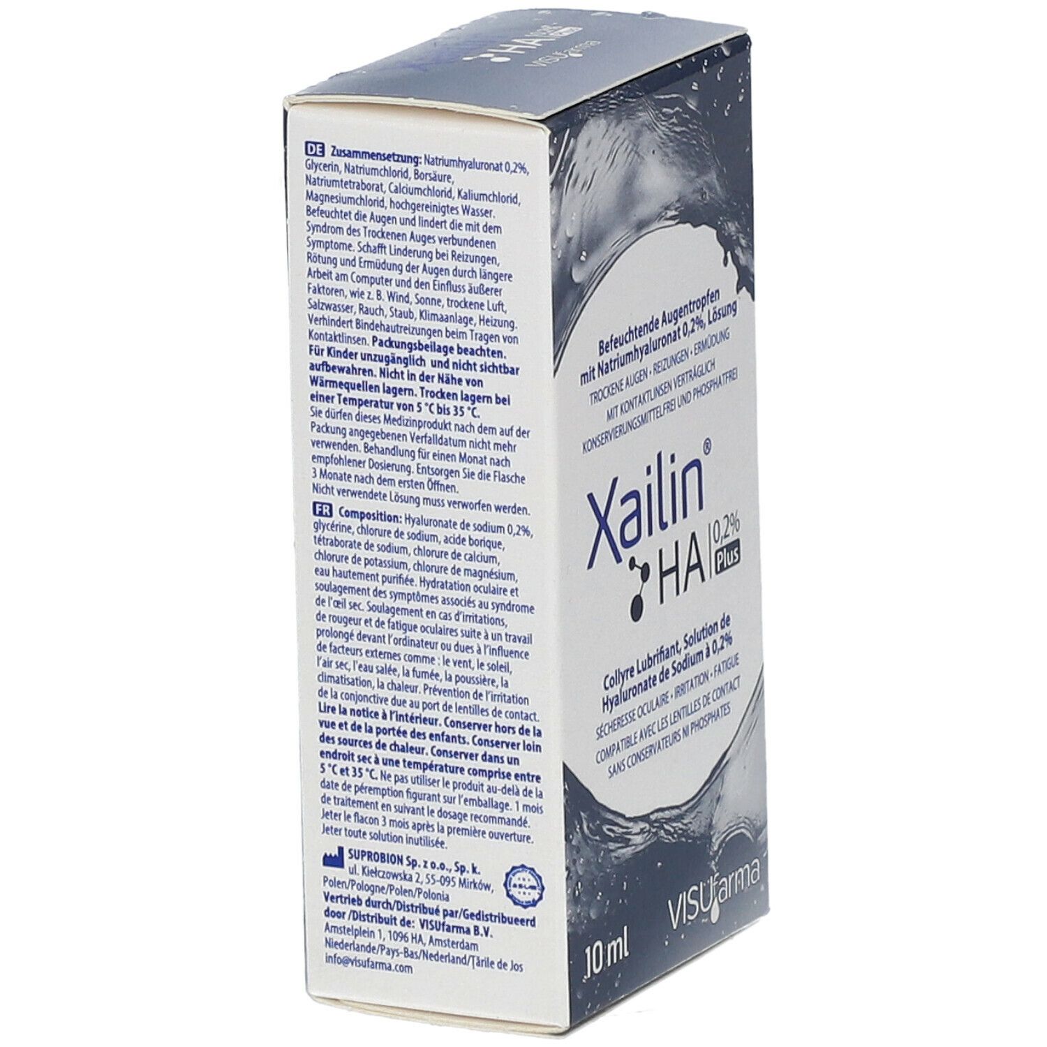 Xailin HA® 0,2 % Plus Augentropfen