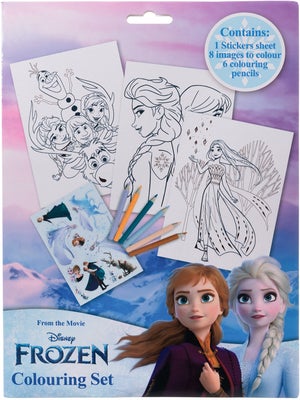 Disney Frozen Skrivesett & Fargeleggingssett