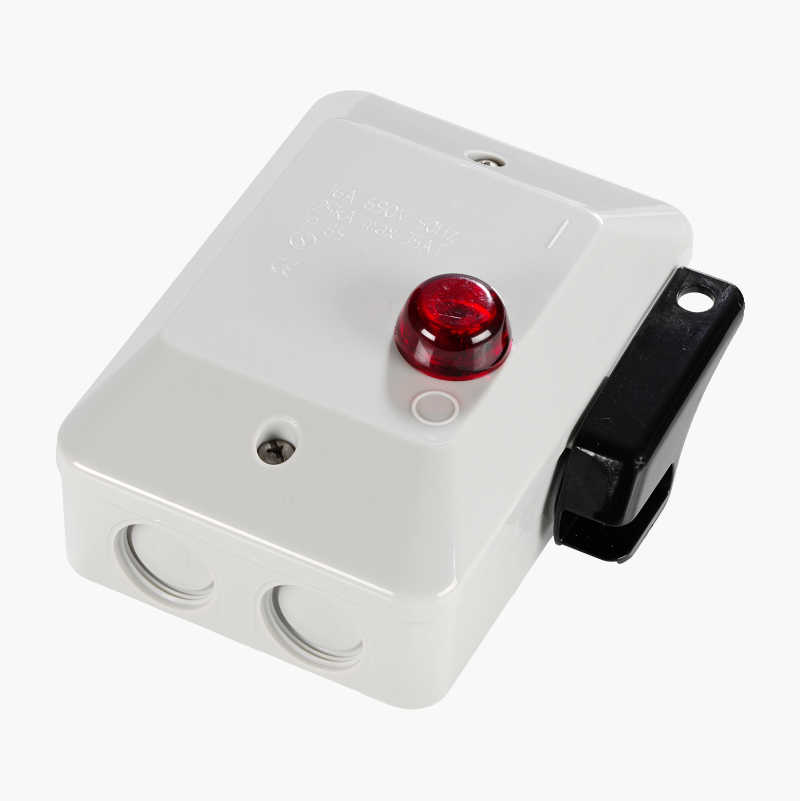 Strømbryter, 3-pol, 16 A, m/lampe