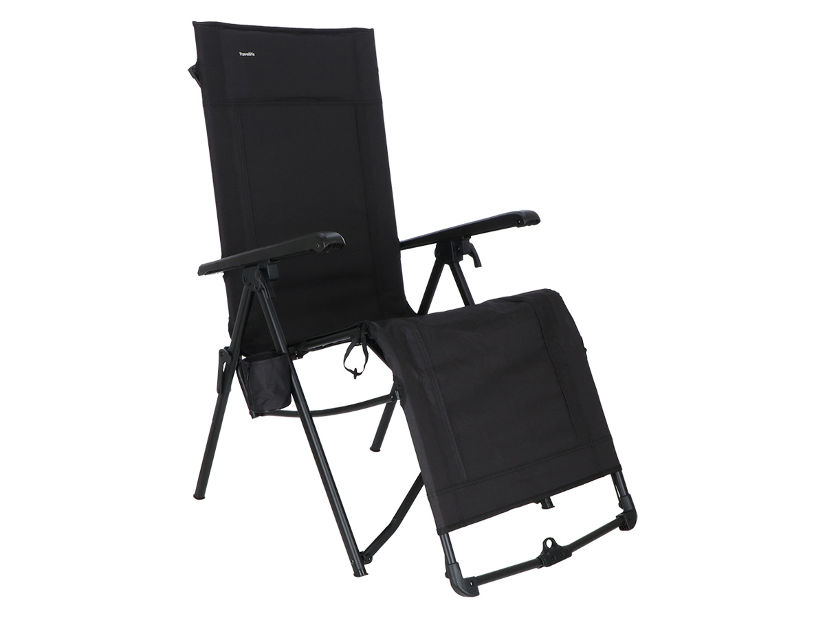 Travellife Festo relaxstoel - Graphite Black