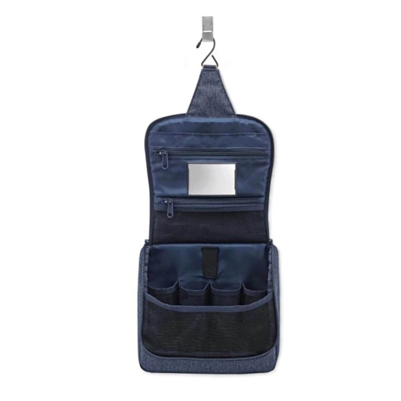 Trousse de toilette Toiletbag 23 cm Herringbone Dark Blue