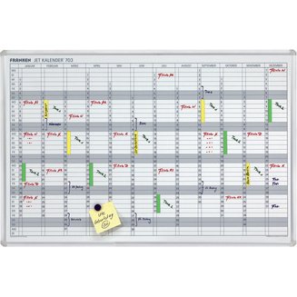 Tableau planning JetKalender, calendrier annuel