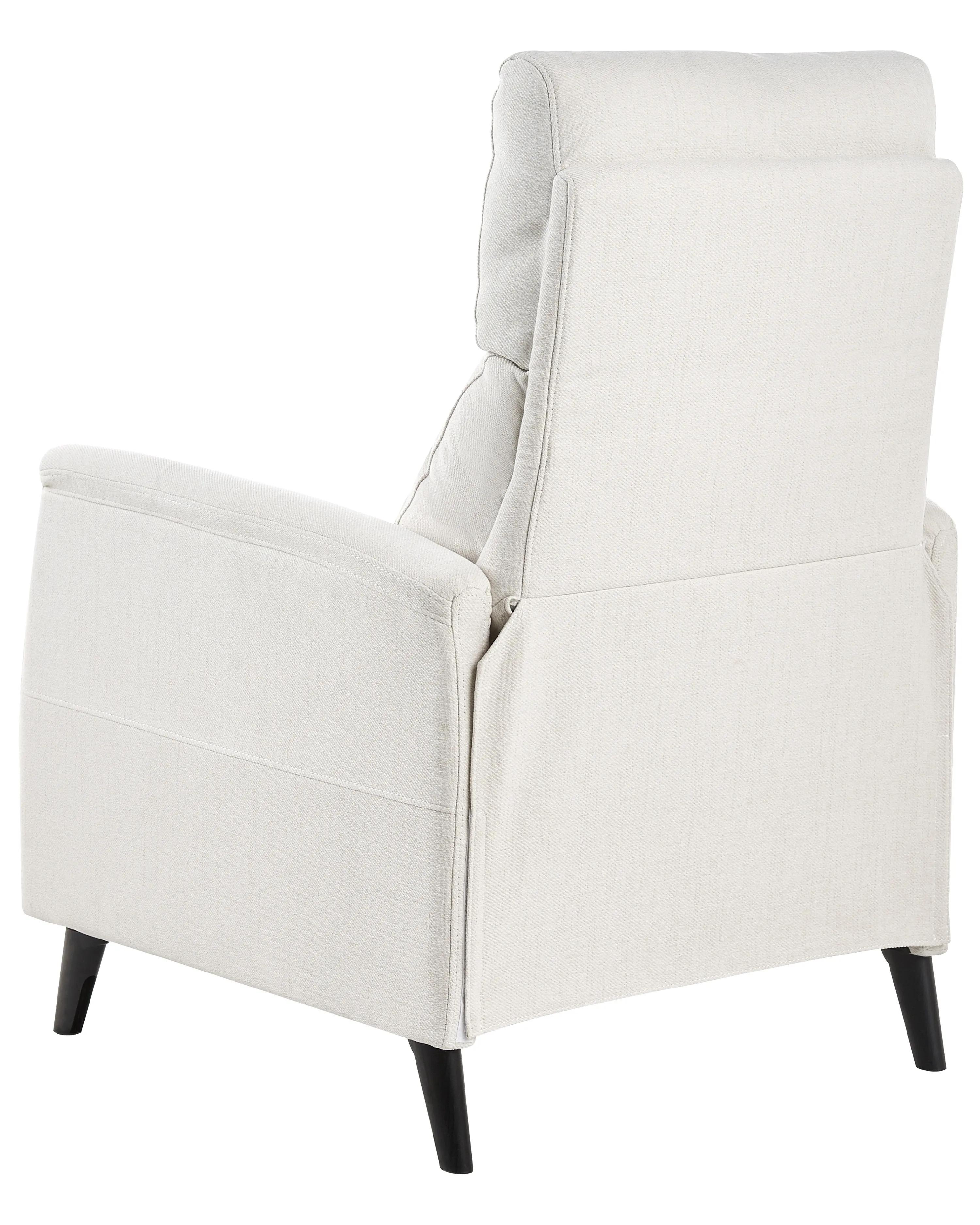 Relaxfauteuil SELVIK inclusief voetensteun Stof Gebroken wit