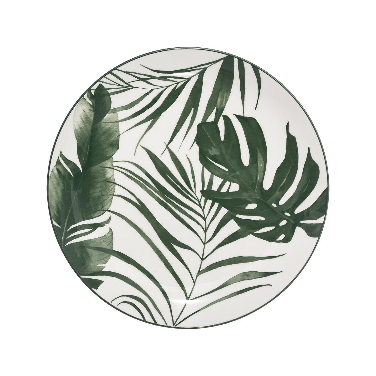 ASSIETTE DESSERT PALME VERT 19CM