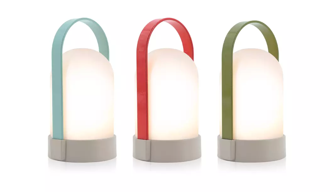 LED-Akkutischleuchte Uri Piccolos 3er Set