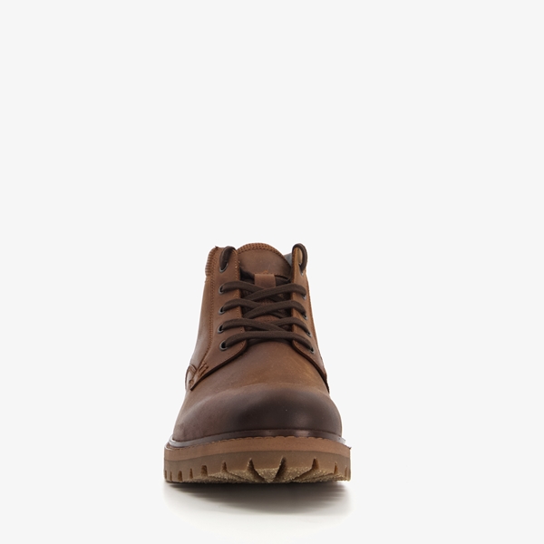 Van Beers leren heren veterboots bruin