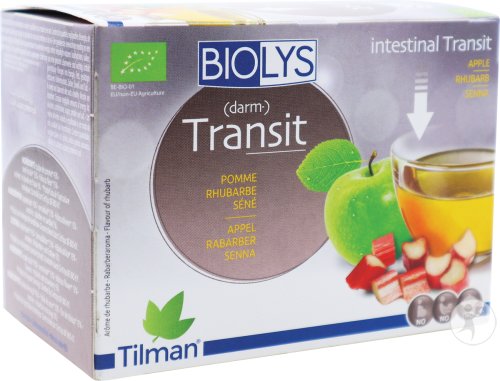 Biolys Pomme Rhubarbe Séné Transit 24 Sachets