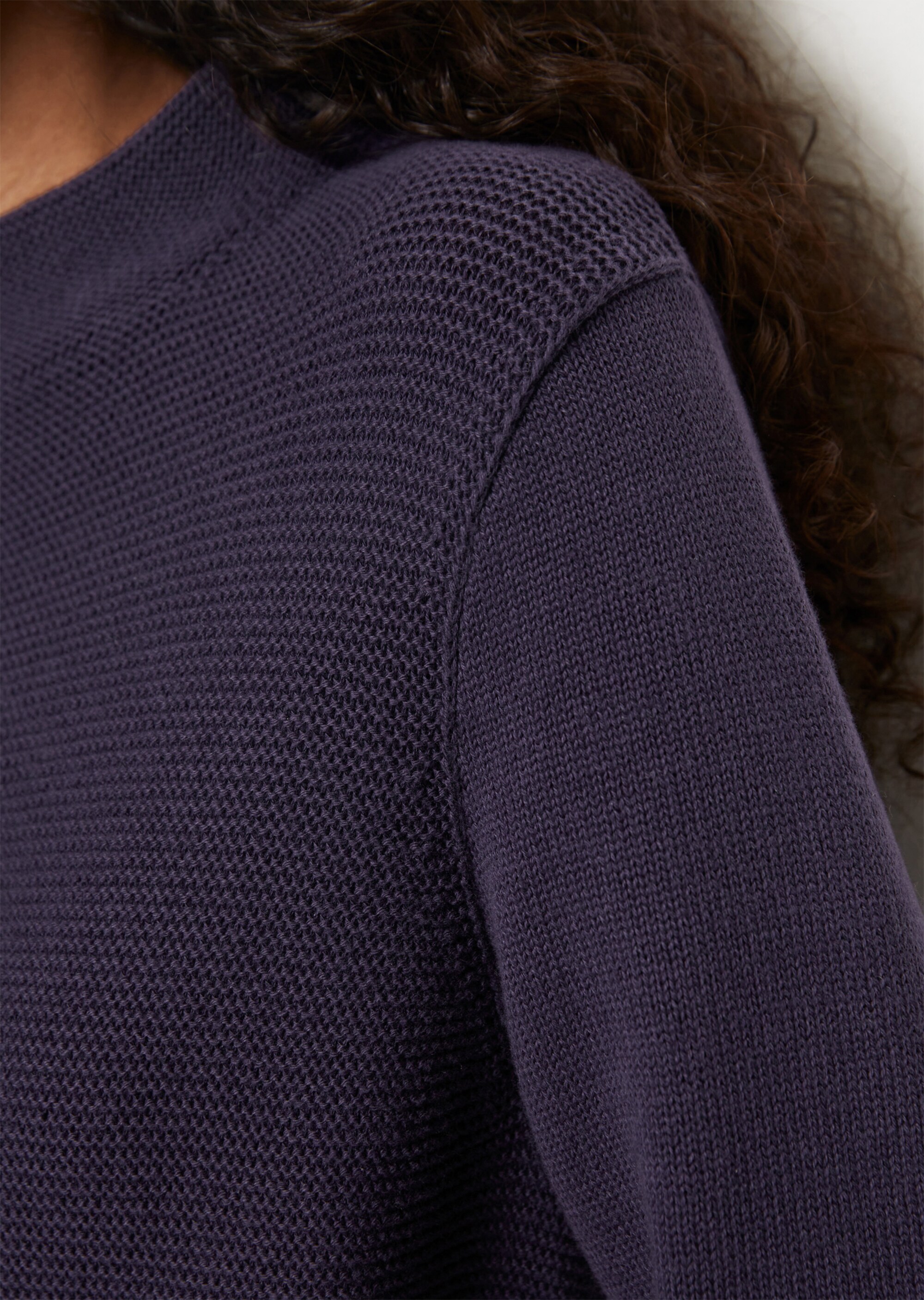 Strickpullover slim aus Organic Cotton