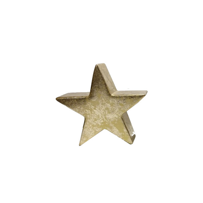 Stern gold - ca. 15 x 5 x 14,5 cm