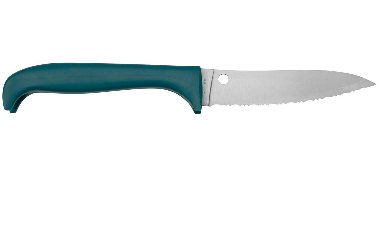 Spyderco Counter Critter K21SBL Blue, gekarteld universeelmes