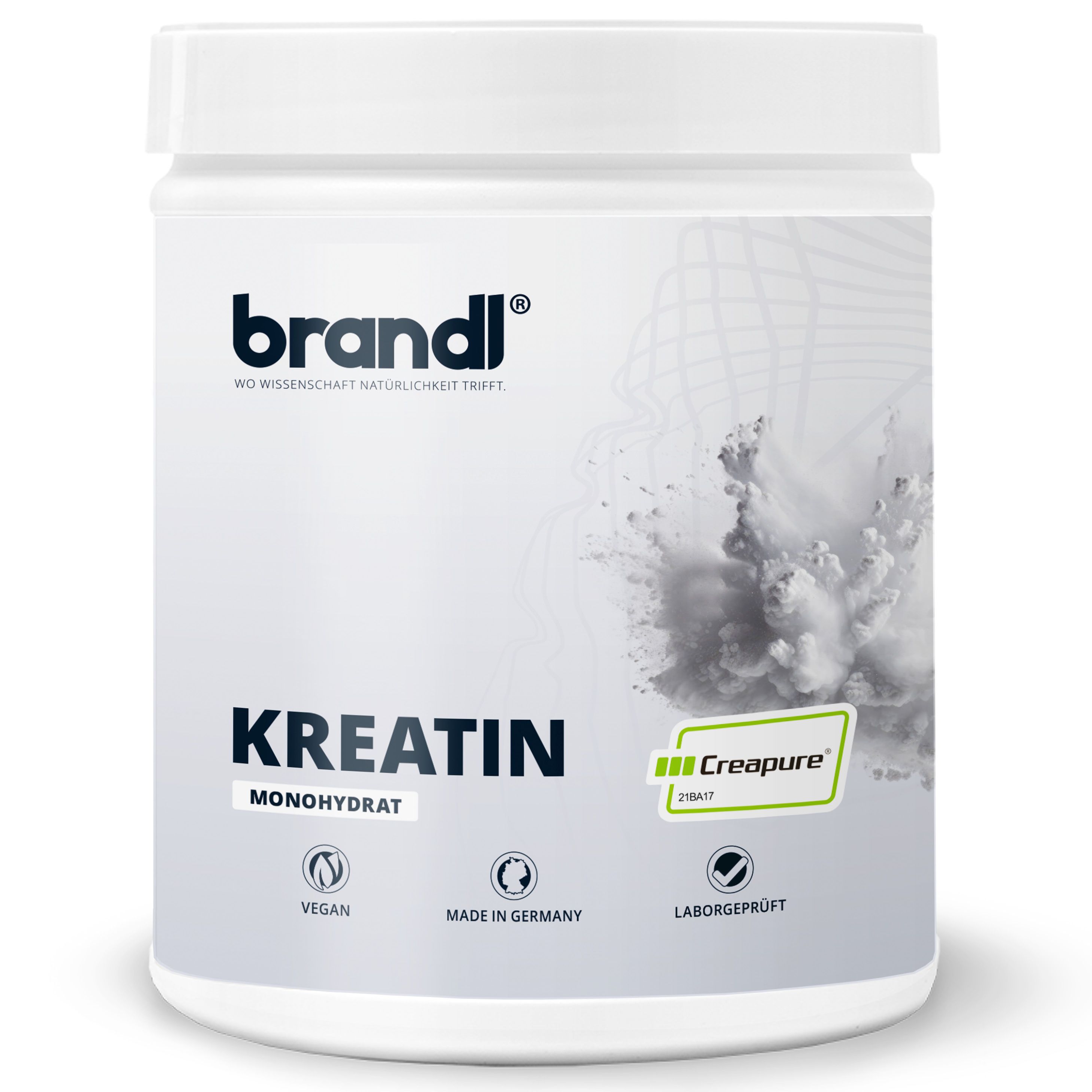 brandl®  Kreatin CREAPURE Creatin Monohydrat Pulver | 100% Made in Germany