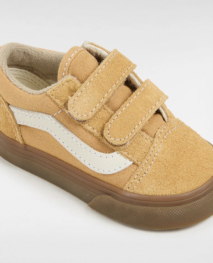 Vans Toddler Old Skool V Gum Antelope 3.5 US / 18.5 EU