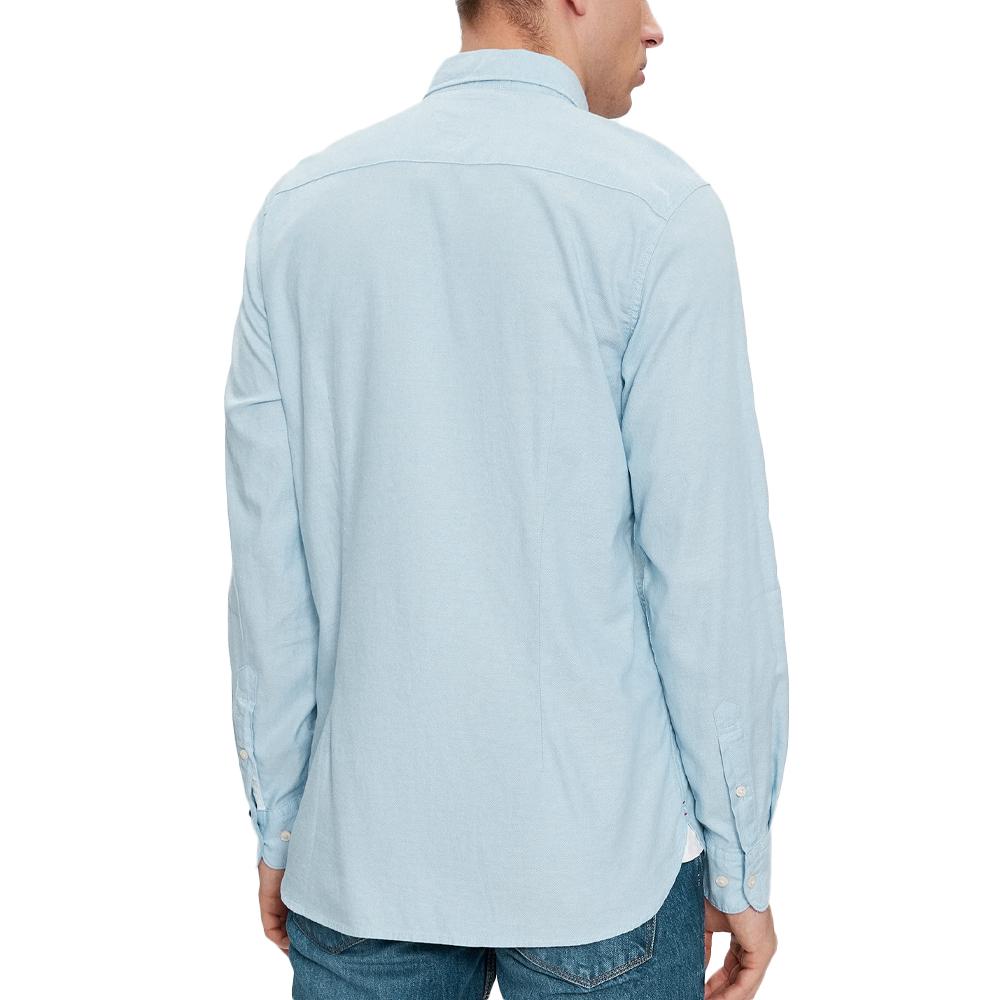 Tommy Hilfiger Chemise Bleu Homme Tommy Hilfiger Dobby