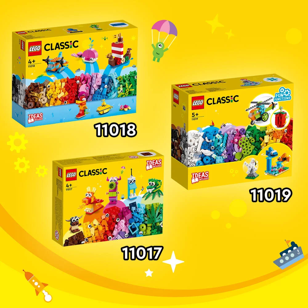 LEGO®CLASSIC 11018 -JEUX CREATIFS DANS L’OCEAN