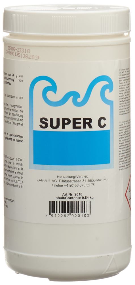 SUPER C Chlorschocktabletten Tabl 70g 12 Stk