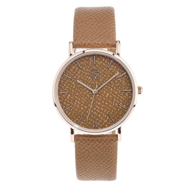 Armband-Uhr, Struktur-Print, Gehäuse Ø 36 mm