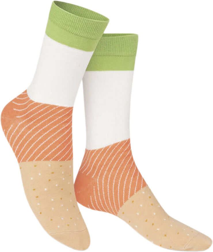 Eat My Socks Strømper - Salmon Bagel Multi