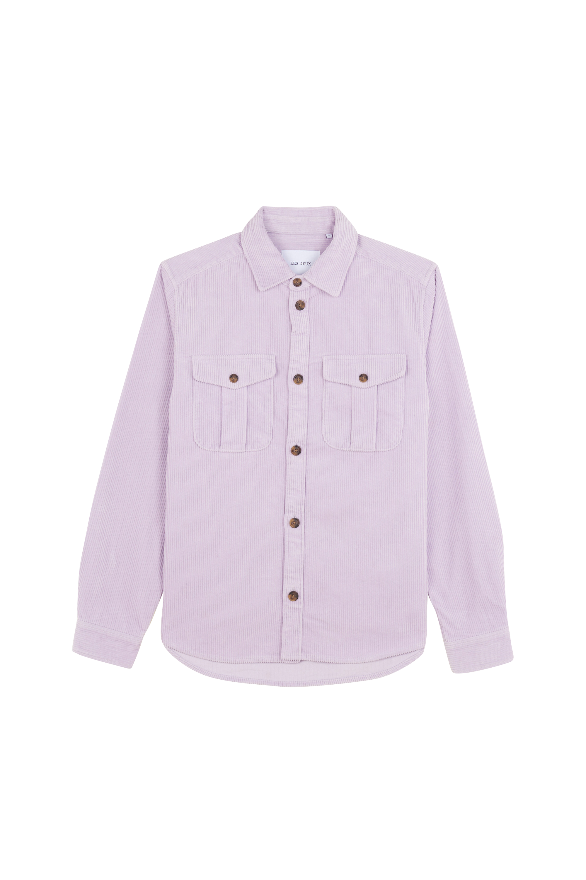 LES DEUX Veste Kody Heavy Corduroy Overshirt Violet