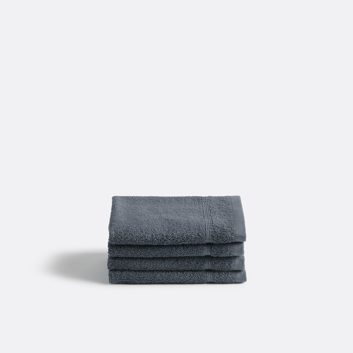 LA REDOUTE INTERIEURS<br>Conjunto de 4 toalhas de mão em tecido atoalhado 600 g/m², Zavara
