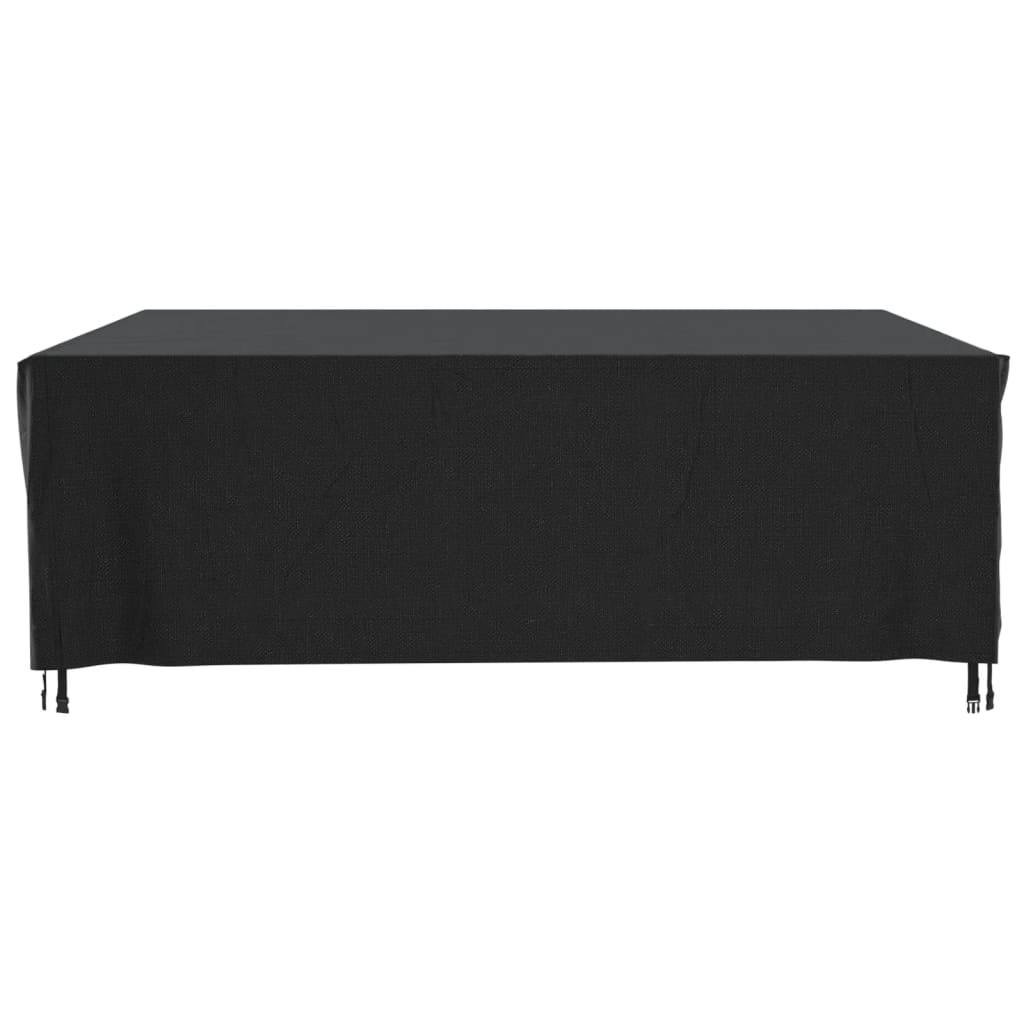 Housse de salon de jardin noir 260x260x90 cm imperméable 420d