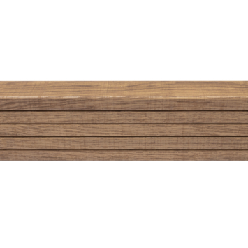 Lattenwand Decowall MDF donker eiken, lengte 260 cm, 5 stuks
