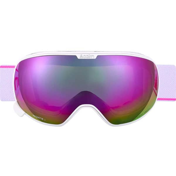 Masque de ski CAIRN CAIRN MAGNETIK JR SPX3000 IUM MAT WHITE PINK