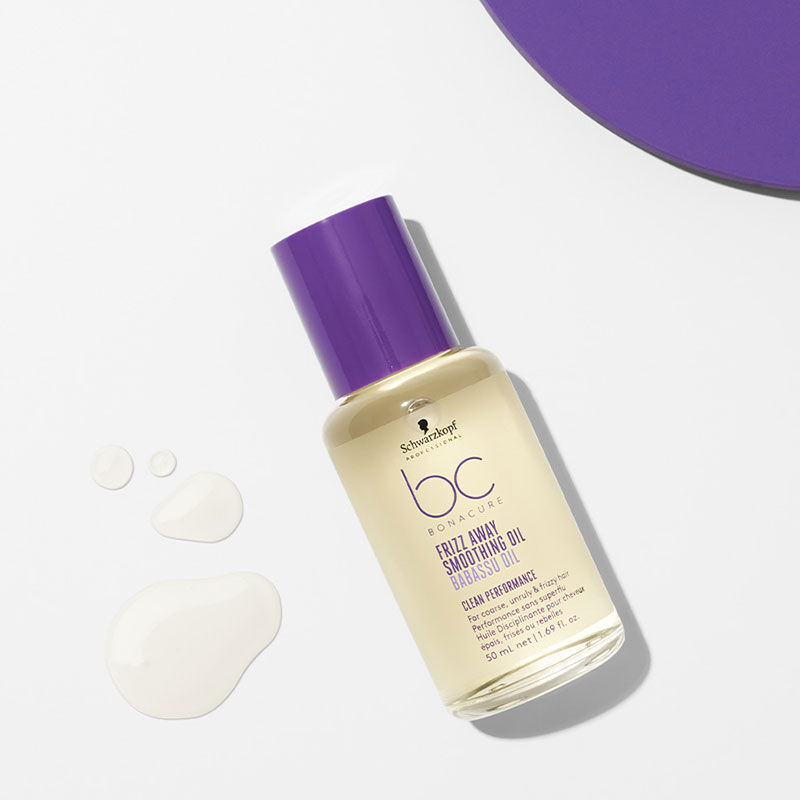 Huile lissante pour cheveux indisciplinés BC Frizz Away