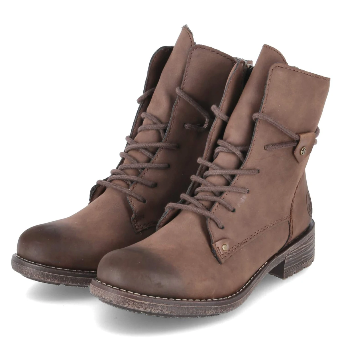 RiekerSchnüstiefeletten - BRAUN