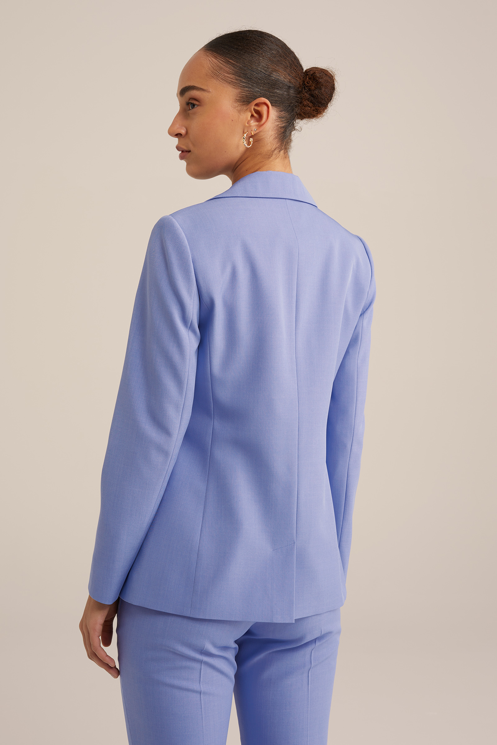 getailleerde blazer WE Fashion Paars