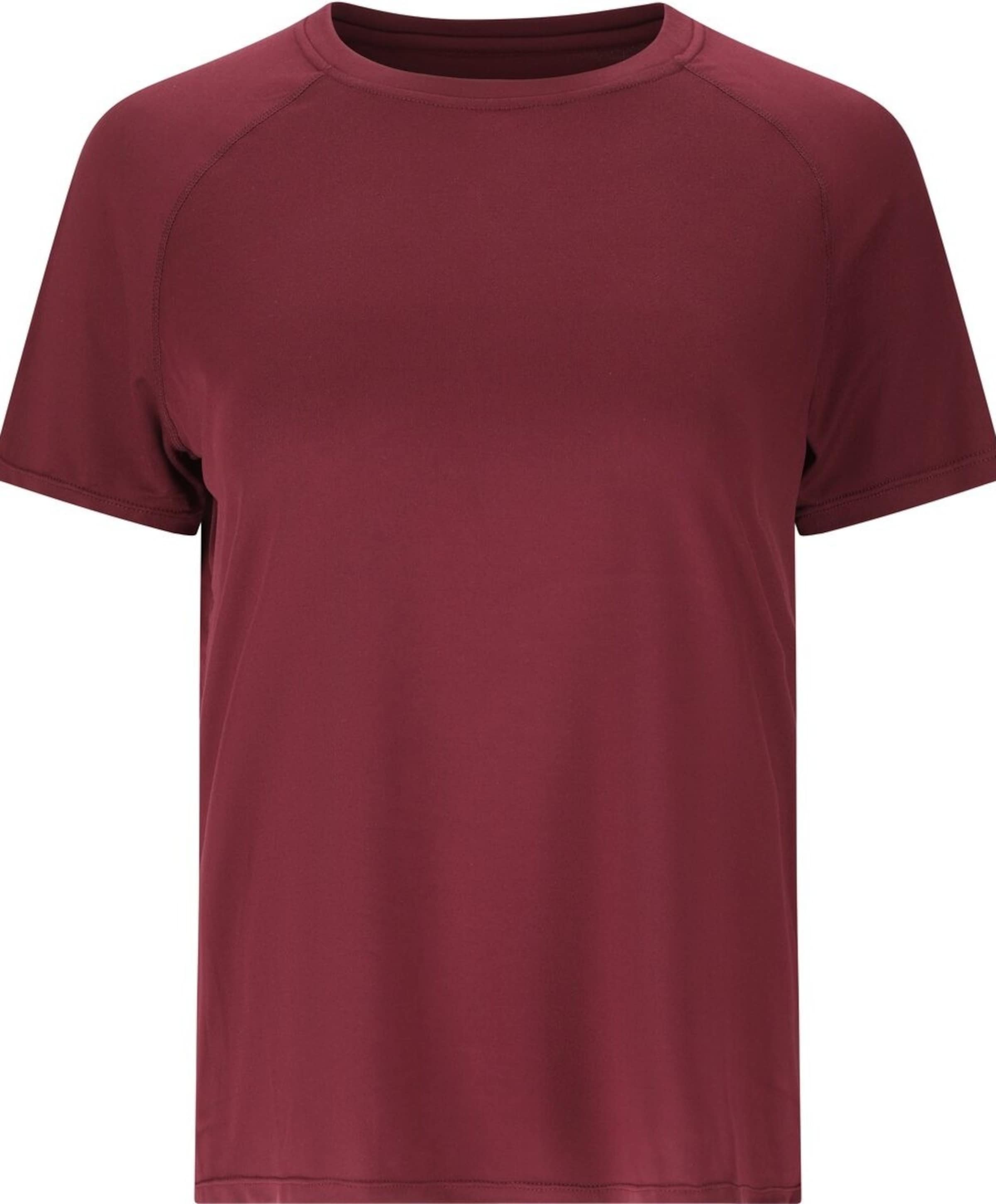 Athlecia Dames t-shirt bordeaux