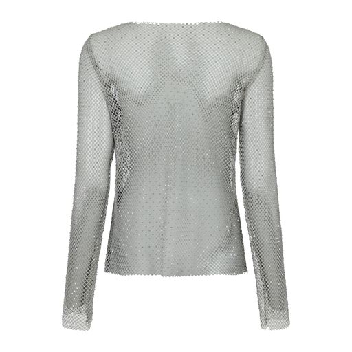 Neo Noir Aimee Stone Bluse, Silver, 36