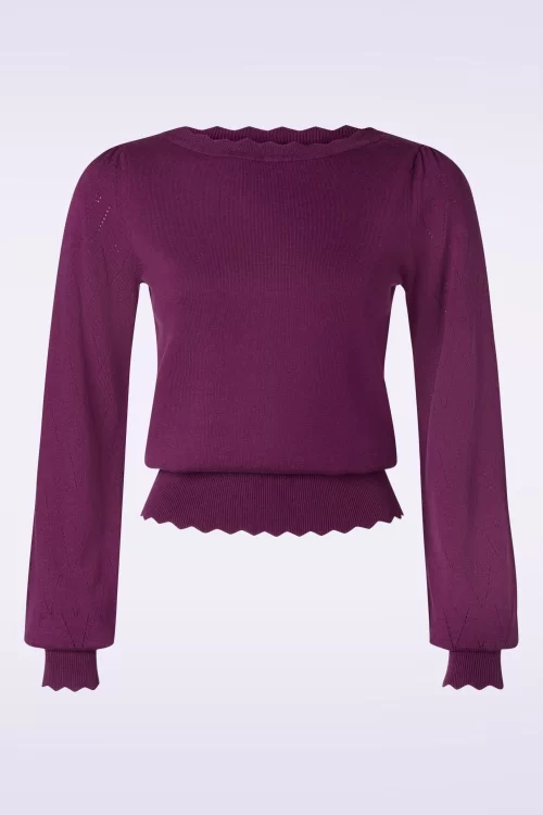 Banned Retro Scarlet jumper in magenta