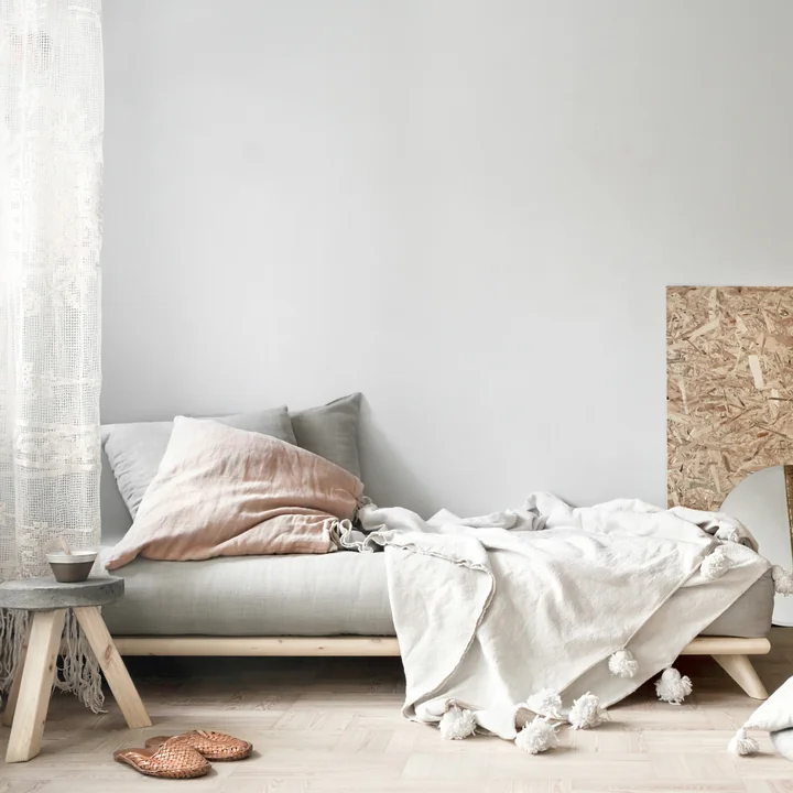 Karup Design - Senza Sofa, Kiefer natur / dunkelgrau