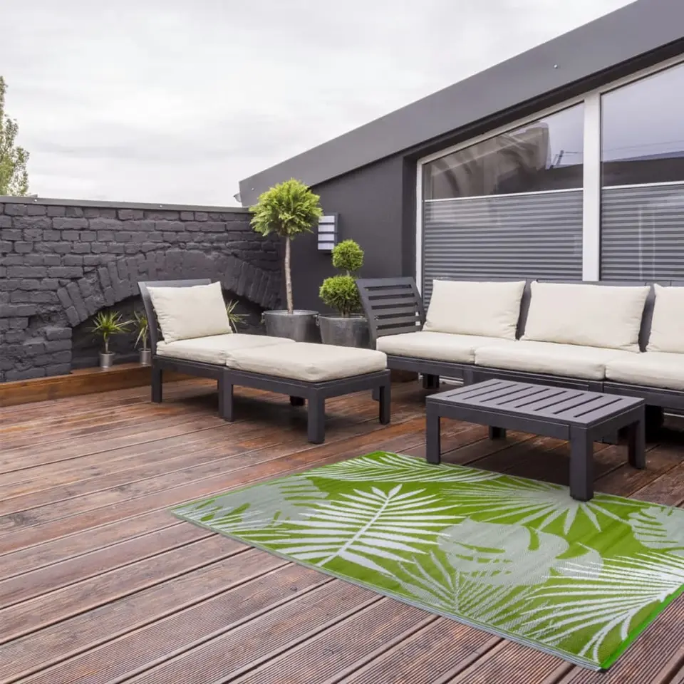 Esschert Design - Buitenkleed - Groen - Stof