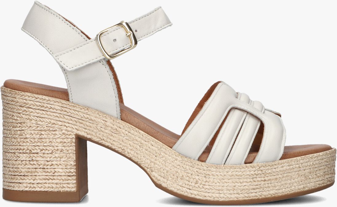 witte notre-v sandalen met hak as-2000