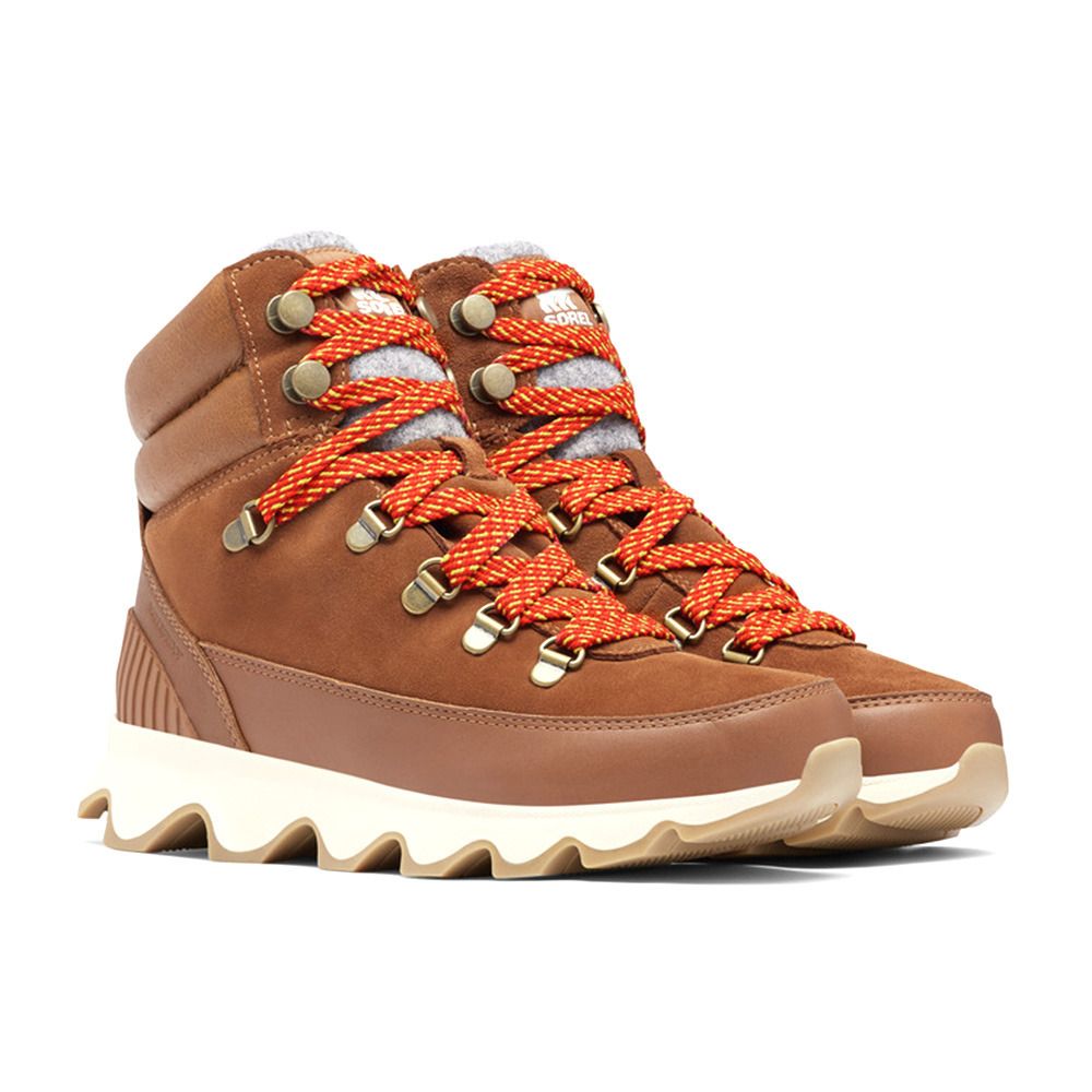 Sorel KINETIC CONQUEST WP - Chaussures Femme velvet tan