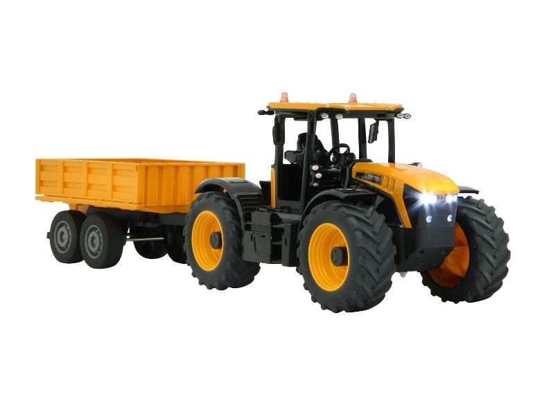 Tractor met kiepwagen